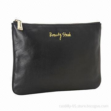 Cosmetic bags, measures 9.25 x 7 x 0.5 inches